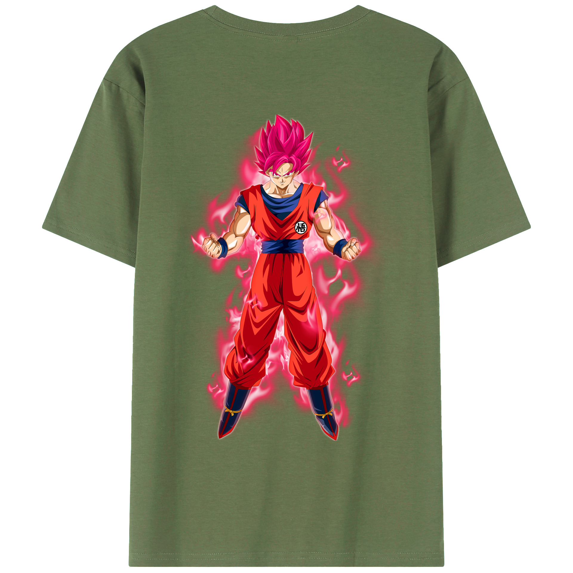 （画像用） ドラゴンボール 孫 悟飯（そんごはん）DRAGON BALL Son Gohan 綿100％ メンズ半袖Tシャツ（バックプリント） 通気性